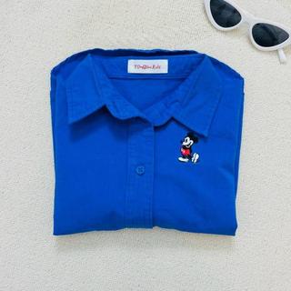 A99-[tomnaukids] Áo sơ mi thêu Ngựa/Mickey/Pep size Mẹ và bé từ 9-65Kg
