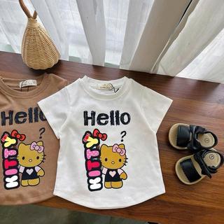 A15-[tomnaukid] Áo thun Hello Ki.tty cho bé gái size từ 9-34Kg