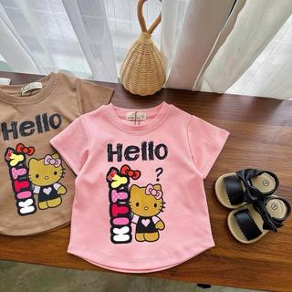 A15-[tomnaukid] Áo thun Hello Ki.tty cho bé gái size từ 9-34Kg