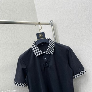 ÁO polo nam cổ tròn họa tiết tay ngắn phong cách trẻ trung chuẩn from