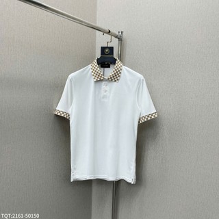 ÁO polo nam cổ tròn họa tiết tay ngắn phong cách trẻ trung chuẩn from