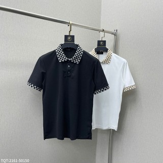 ÁO polo nam cổ tròn họa tiết tay ngắn phong cách trẻ trung chuẩn from