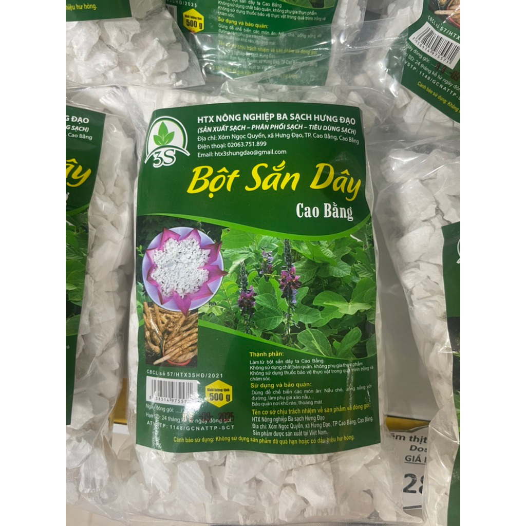 Bột Sắn Dây Cao Bằng Gói 500g