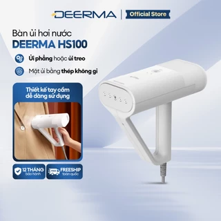 Bàn ủi hơi nước Deerma HS100 nhỏ gọn công suất 1000W là phẳng các loại vải - Bảo hành 12 tháng