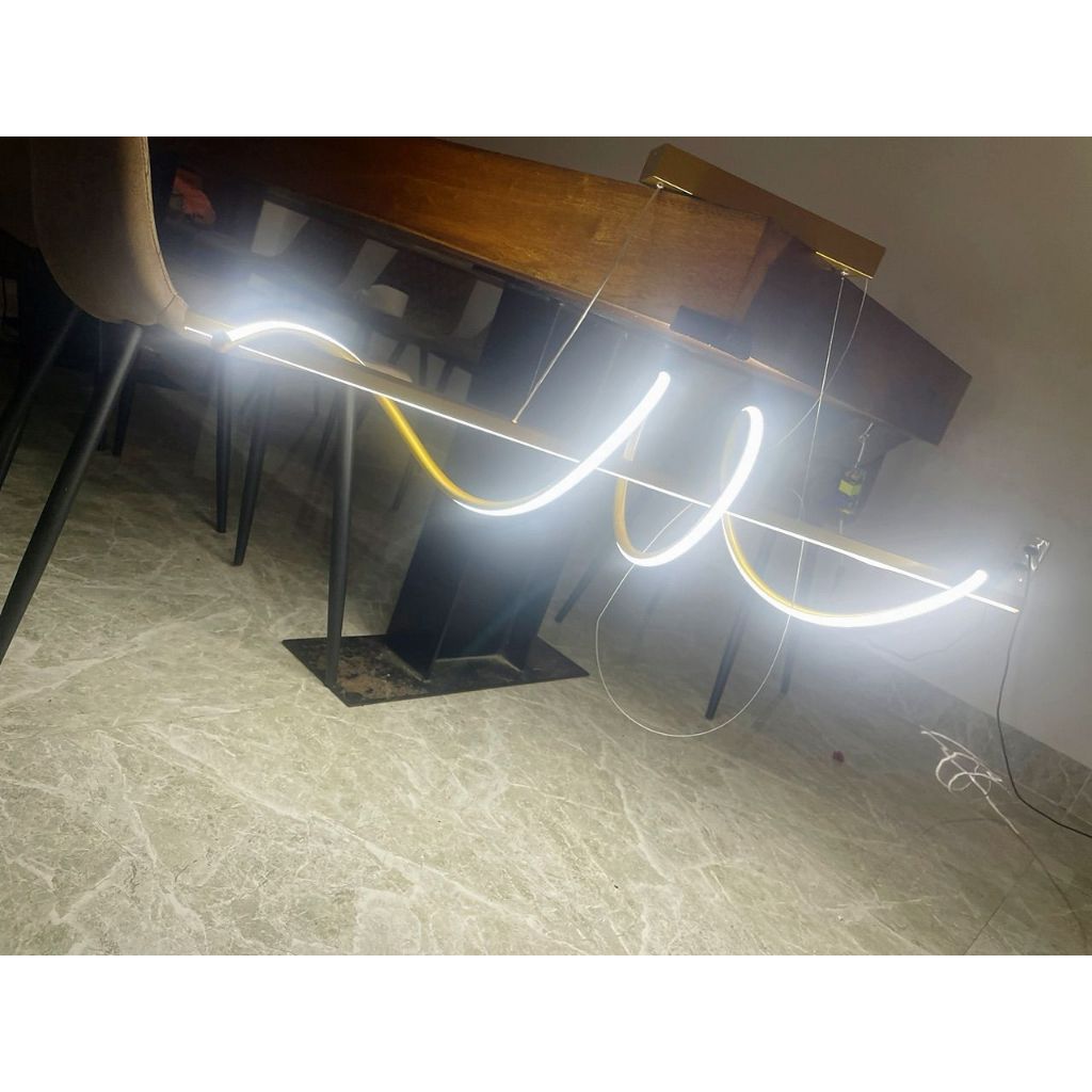 Đèn thả bàn ăn 3 chế độ ánh sáng EVA APTH1186 dài 1m hình xoắn độc đáo, bảo hành 12 tháng
