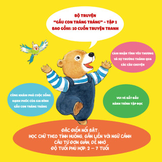 Sách Tranh Phát Triển Tư Duy Cho Bé -  Combo 10 Cuốn Gấu Con Bé Nhỏ Dành Cho Bé Từ 2 Tuổi - Tiên Phong Books