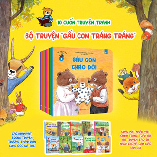 Sách Tranh Phát Triển Tư Duy Cho Bé -  Combo 10 Cuốn Gấu Con Bé Nhỏ Dành Cho Bé Từ 2 Tuổi - Tiên Phong Books