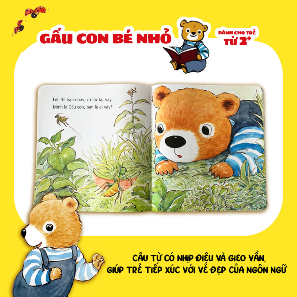 Sách - Combo 10 Cuốn Gấu Con Bé Nhỏ - Dành Cho Bé Từ 2 Tuổi - Tiên Phong Books