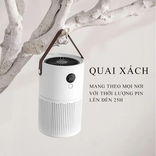 Máy lọc không khi AP01 YAMAZAKI công nghệ lọc 3 lớp HEPA khử mùi diệt khuẩn tạo ion âm hút lông