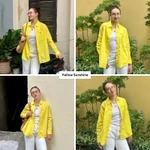 TheBlueTshirt - Áo sơ mi dài tay phom rộng nhiều màu cho nữ - The New Pocket Oversize Shirt - Women — ảnh 5