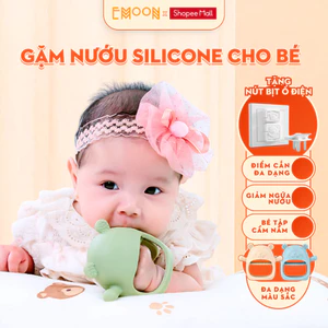 SVIP Gặm nướu cho bé silicone Emoon an toàn, mềm mại mô phỏng núm ti mẹ giúp giảm ngứa nướu