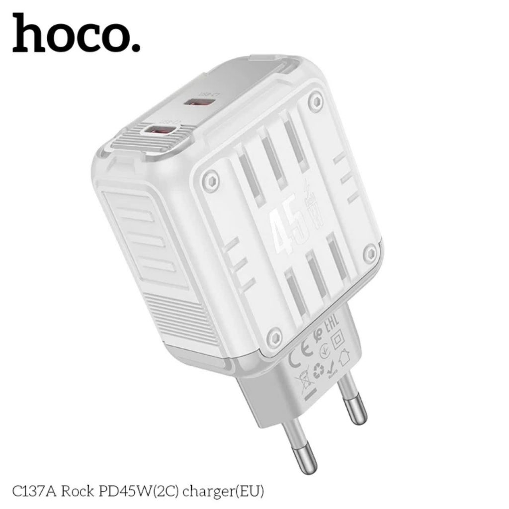 Củ sạc nhanh C137A  45w,2 cổng sạc nhanh.