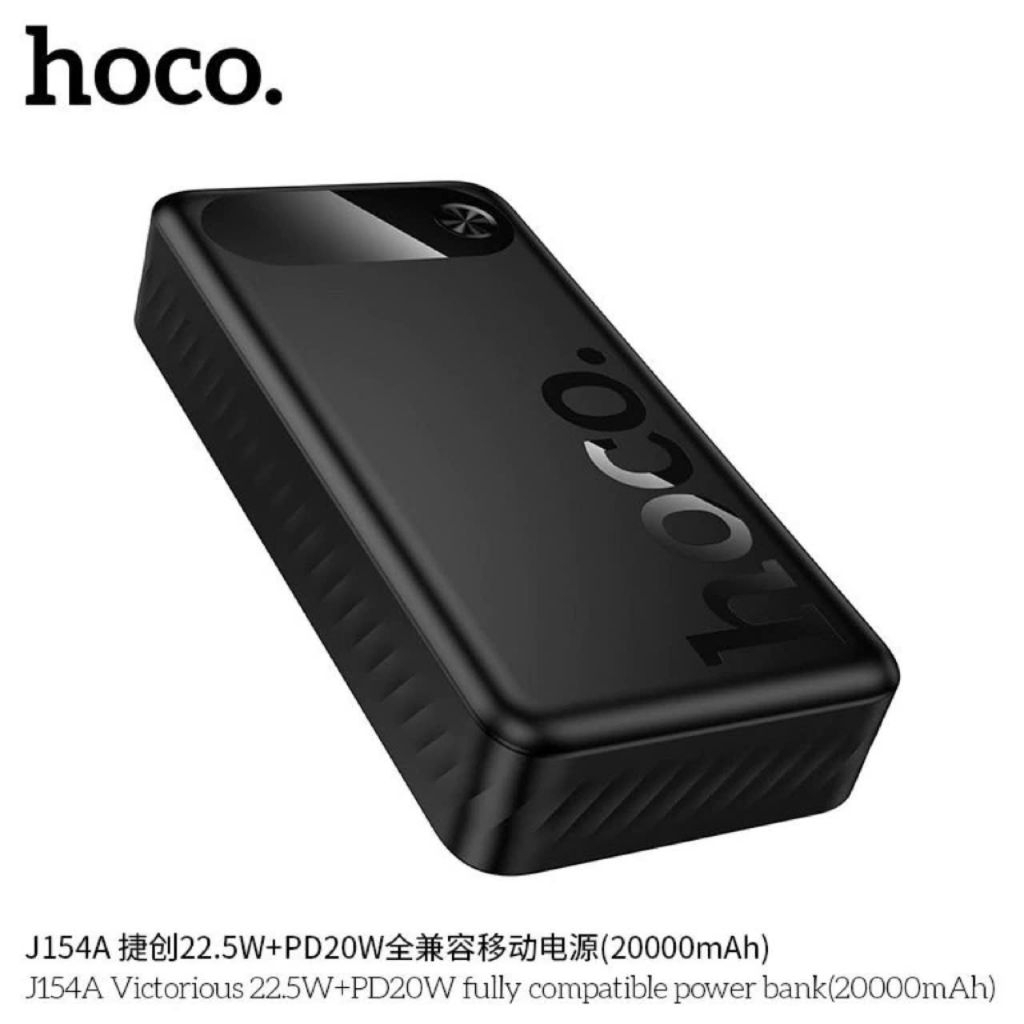 Sạc nhanh dự phòng 20000mAh hoco J154A Type-C PD 20W & 2 USB 22.5W