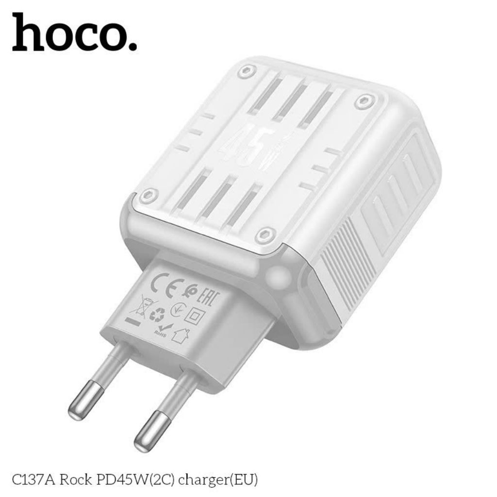 Củ sạc nhanh C137A  45w,2 cổng sạc nhanh.
