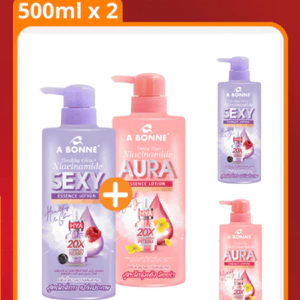 COMBO 02 Sữa Dưỡng Sáng Da Hương Quyến Rũ,Thuần Khiết A Bonne’ 500ml x2
