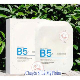 [hộp 10 nạ] Mặt Nạ B 5 Pro+Vitamin Hàn Quốc Cấp Ẩm Phục Hồi Tái Tạo Dưỡng Trắng Da 30ml (Nạ thạch cao cấp 1hộp 5nạ)