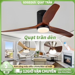 【COD】Quạt trần LED 3 chế độ sáng thích hợp Phòng khách /Phòng ngủ có điều khiển từ xa 6 tốc độ gió
