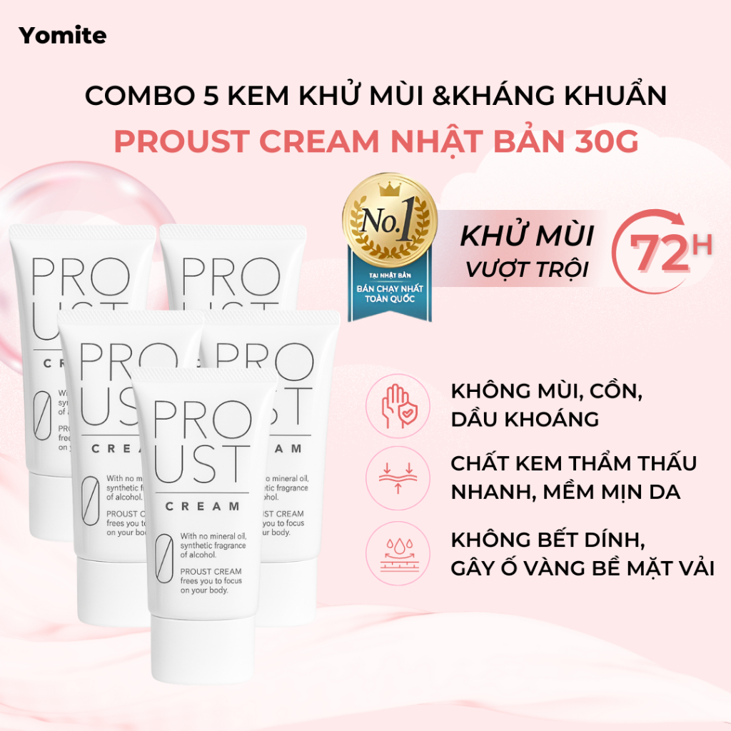 Kem Khử Mùi Nách Proust - Hình ảnh thực tế