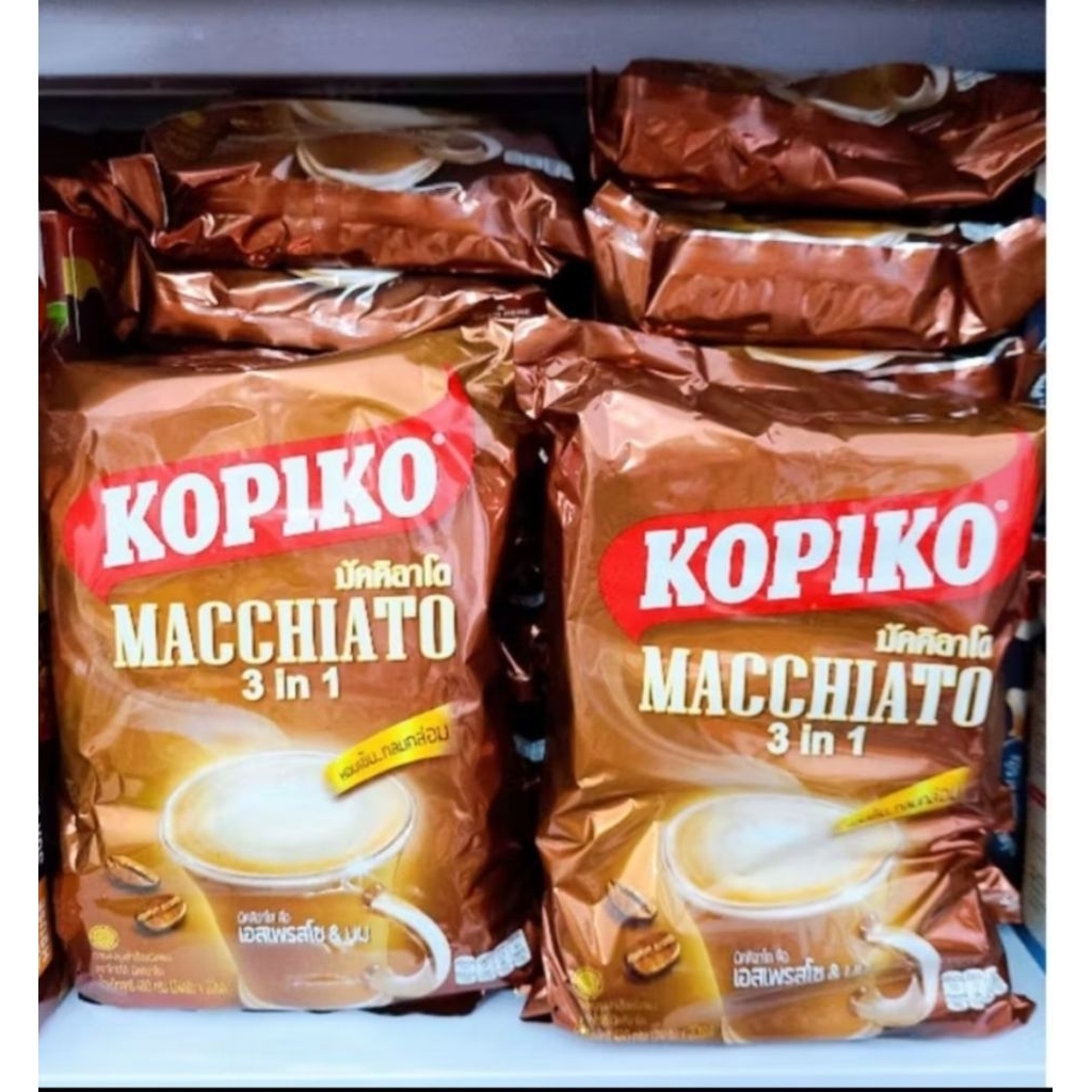 Combo 5 bịch cà phê Kopiko Machiato ( bịch 20 gói x 20gram ) | Shopee ...