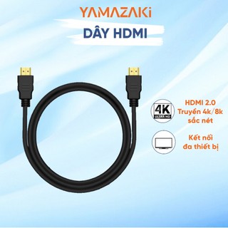 Dây HDMI YAMAZAKi 2.0 4K Siêu Nét Dài 1m Truyền Tín Hiệu Âm Thanh Hình Ảnh Từ Máy Tính, TV Box, Laptop, PS4