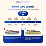 Nệm gấp 2 cao su non Trung Nguyên tiện lợi, đệm cao su non mềm mại êm ái, bảo vệ tốt sức khỏe người nằm — ảnh 5
