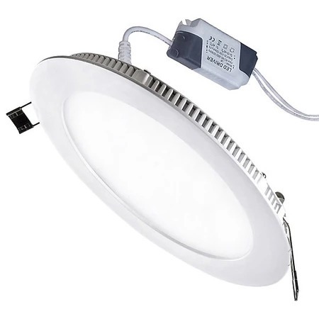 Đèn Âm Trần Siêu Mỏng Vỏ Nhôm, Đèn Trần Thạch Cao Công Suất 9W 12W 18W 24W, Bảo Hành 24 Tháng