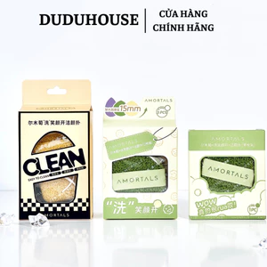 Mút Rửa Mặt AMORTALS Dạng Giọt Nước Làm Sạch Sâu, Dưỡng Da Mềm Mịn, Dịu Nhẹ Cho Mọi Loại Da