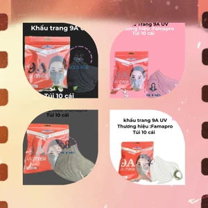 Khẩu Trang 9A UV Mask Famapro - Mr&mrshouse