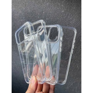 Ốp IPHONE KiNGBON LƯNG meka Cứng Viền Dẻo Trong Suốt Không ố màu đủ mã iPhone 12 Đến 17 Pro Max