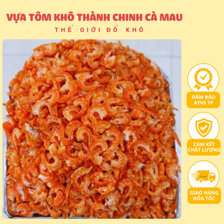 500Gram Tôm khô thẻ thiên nhiên Cà Mau size trung – đặc sản hảo hạng của vùng đất mũi Cà Mau.
