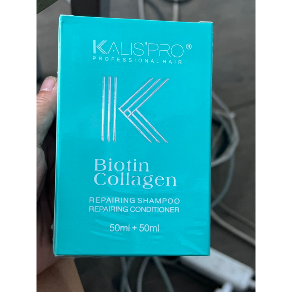 Dầu Gội Biotin Collagen Kalispro 50ml/ tuyp Kit du lịch
