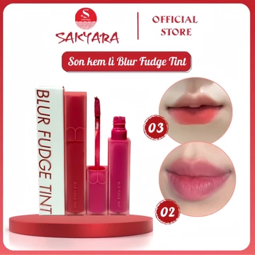 Son Kem Lì Romand Blur Fudge Tint hiệu ứng blur tint, làm đầy rãnh môi và che khuyết điểm môi thâm
