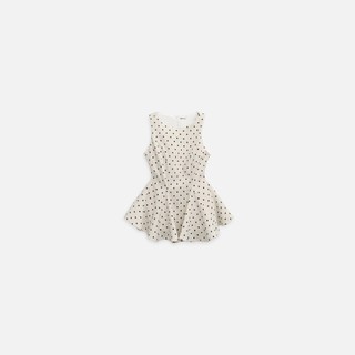 Áo Nữ Dotty Peplum Top, Chất Vải Linen Thoải Mái, WKI088 SOME HOW STORE