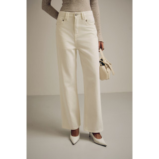 Quần Jean Nữ Straight White, Chất Vải Denim Thoải Mái, WQJ026 SOME HOW STORE