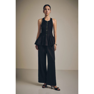 Áo Crossback Sleeveless Pleat, Chất Vải Linen Bột Thoải mái ,WKI071, SOME HOW STORE