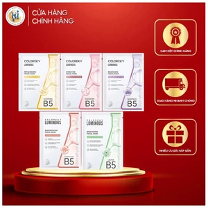 Combo 10 Mặt Na Cấp Ẩm, Làm Dịu, Sáng Da Luminous Facial Mask (25ml x 10) nạ dầu mụn b5