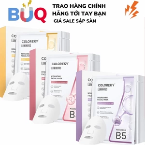 Combo 3 Hộp Mặt Nạ Giấy COLORKEY LUMINOUS Vitamin B5 Cấp Ẩm Cho Da Mịn Màng 10
