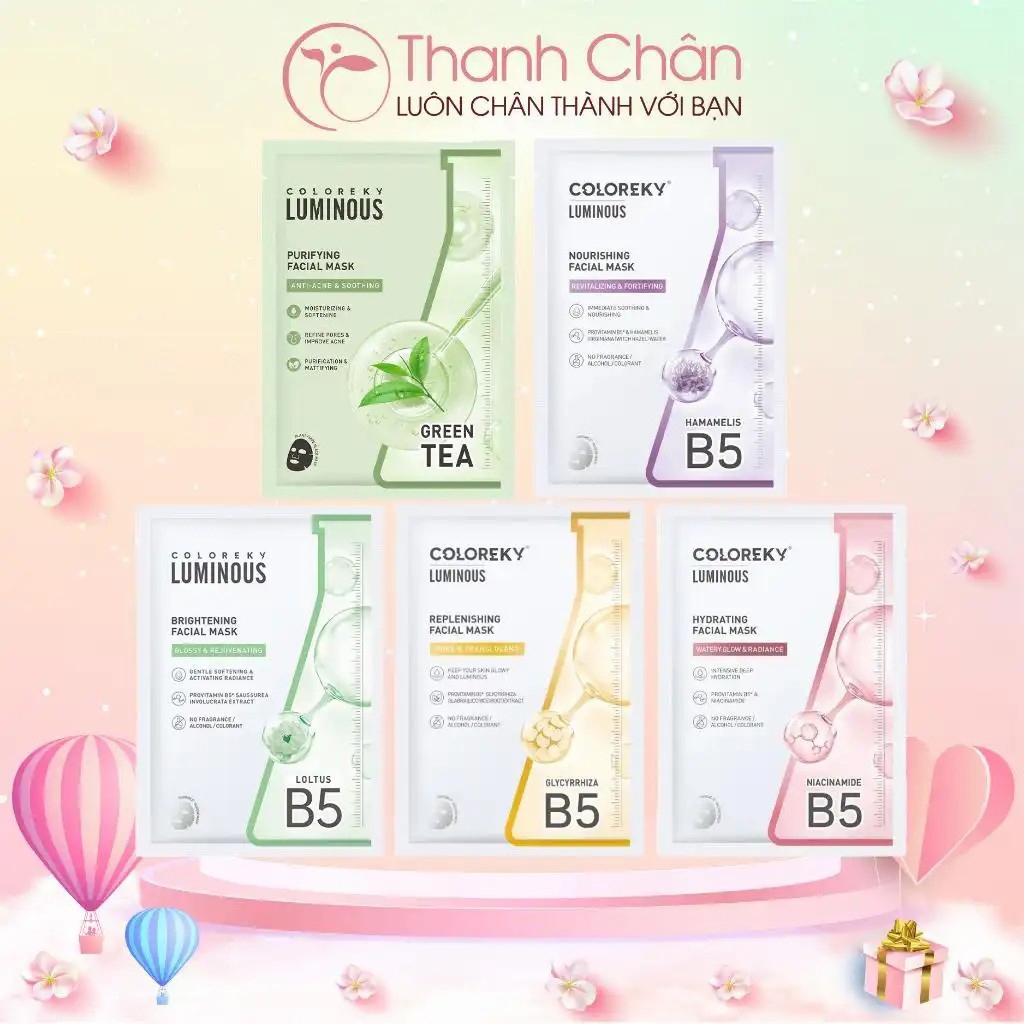 [Cấp Ẩm, Làm  ] Combo 3 Hộp   Giấy LUMINOUS Vitamin  Giúp Cấp Ẩm, Hỗ Trợ Phục Hồi Làn  mụn