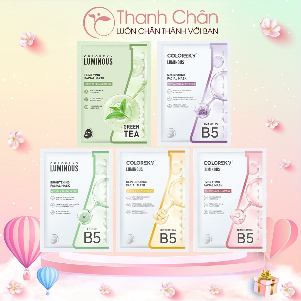 [Cấp Ẩm, Làm  ] Combo 3 Hộp   Giấy LUMINOUS Vitamin  Giúp Cấp Ẩm, Hỗ Trợ Phục Hồi Làn  mụn