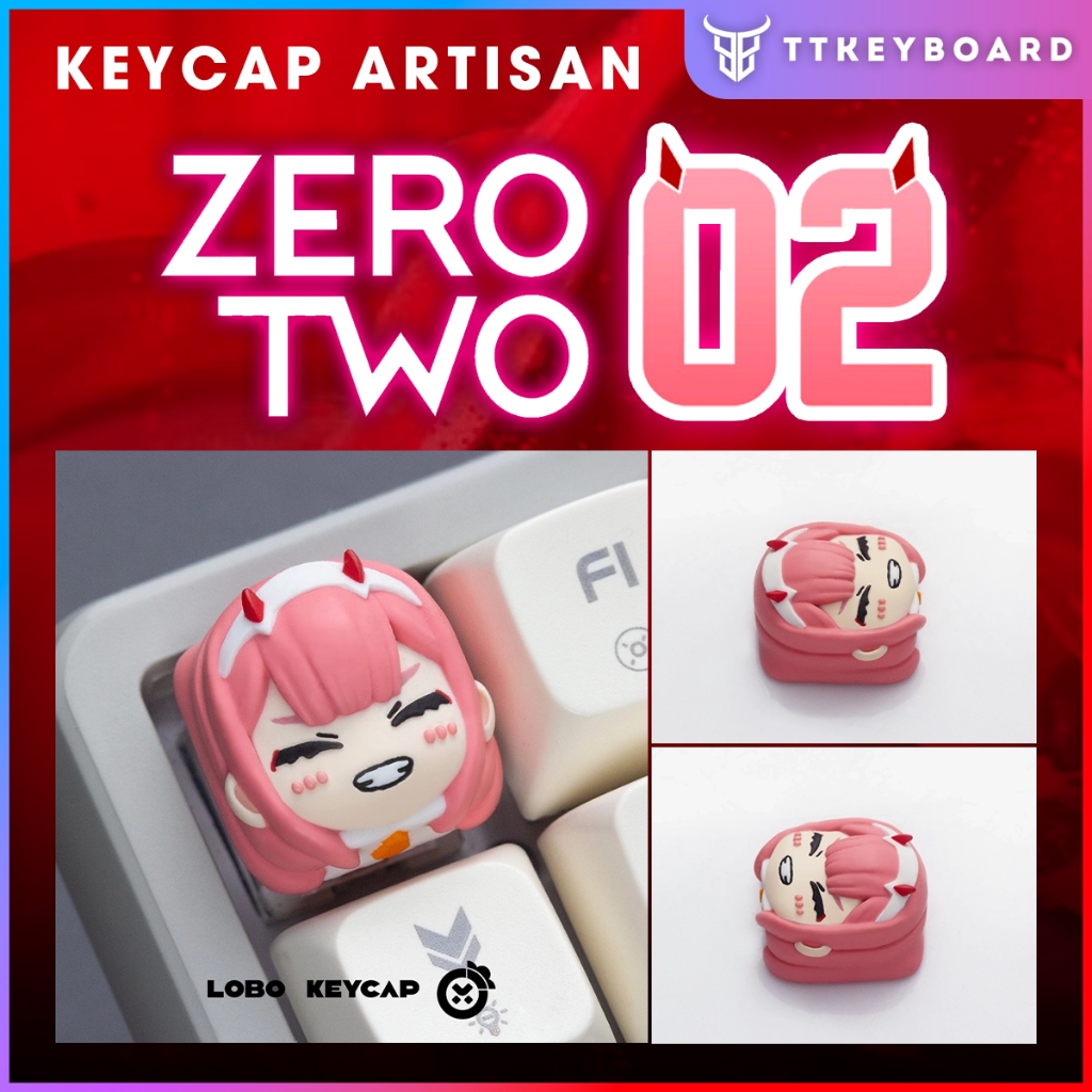 [Hỏa Tốc] Keycap Artisan Zero Two DARLING in the FRANXX| Keycap Chất ...