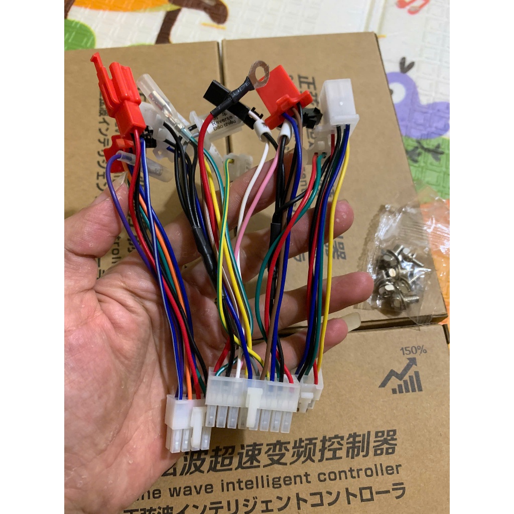 Bộ dây kết nối ic đúc 1k2, 1k5 hàng chuân chính hãng lắp các  loại xe điện có bán lẻ dây