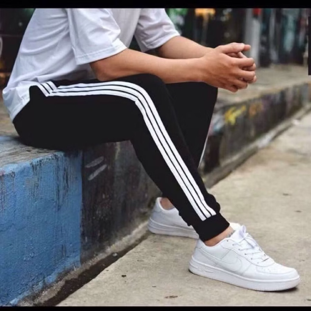 Quần Thể Thao 3 Sọc Nam Vải U Mì Mềm Mịn