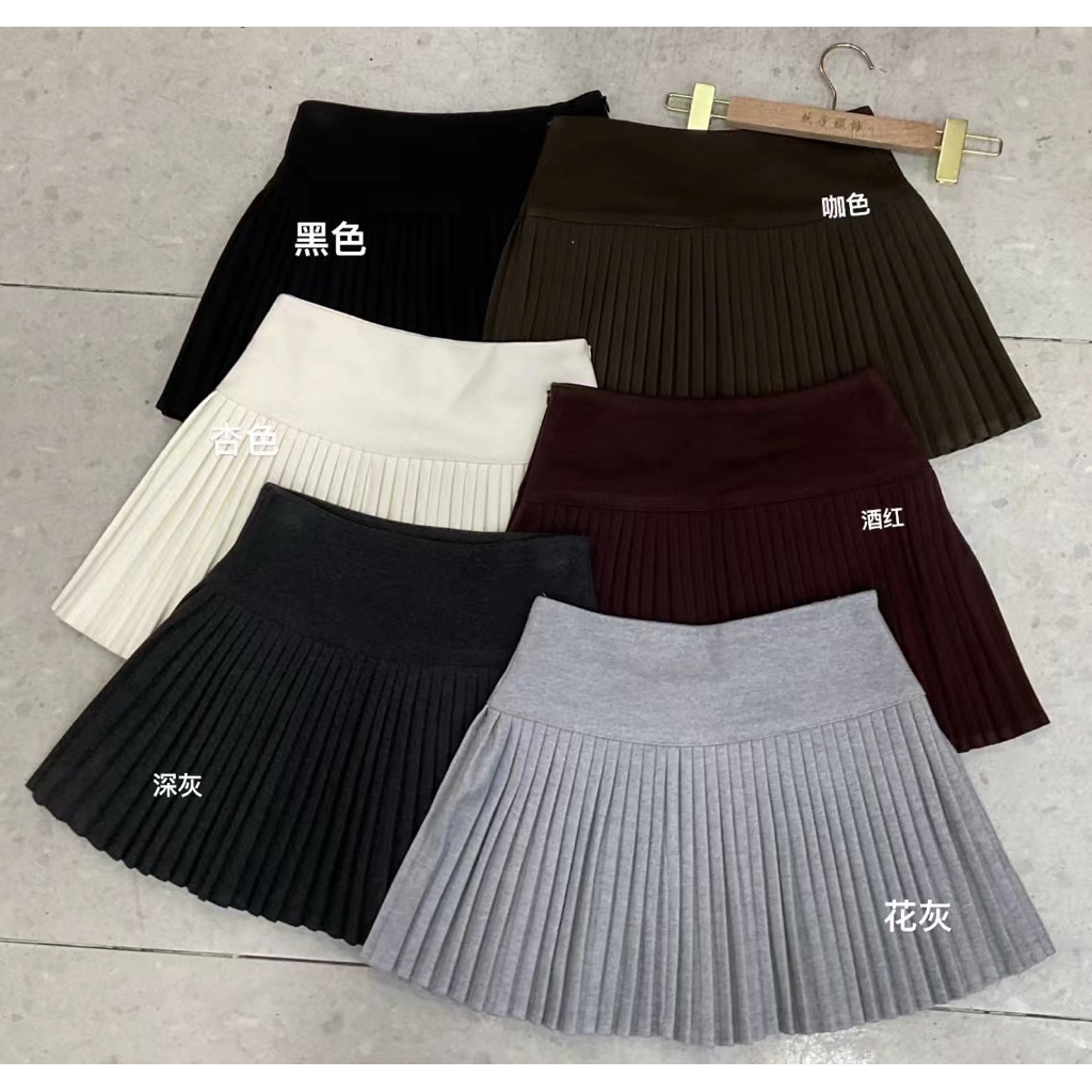Ssu.Studio// (CÓ SẴN)ẢNH TỰ CHỤP HÀNG QUẢNG CHÂU CHÂN VÁY XẾP LI XOÈ CÓ QUẦN CHẤT DẠ SIU XINH THU ĐÔNG 2025