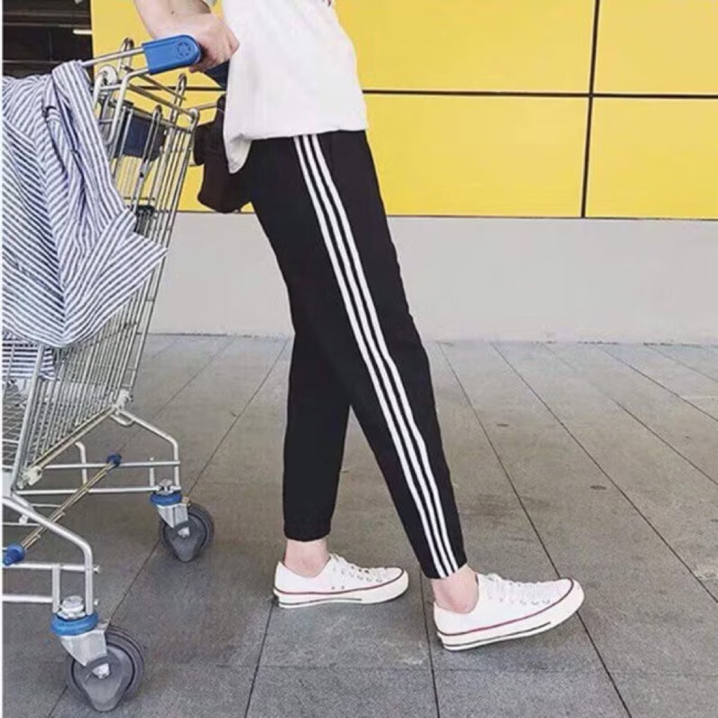 Quần dài thể thao nam 3 sọc nhiều màu, quần jogger chất dày dặn co dãn vận động tập gym