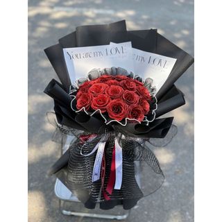 Bó hoa nhũ kim tuyến 20 bông, 25 bông siêu to giá rẻ làm quà tặng sinh nhật, 14/2, 8/3, 20/10, 20/11