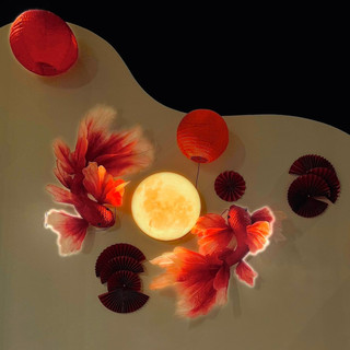 MẶT TRĂNG SÁNG ĐÈN - TRANG TRÍ TRUNG THU - DECOR TRANG TRÍ