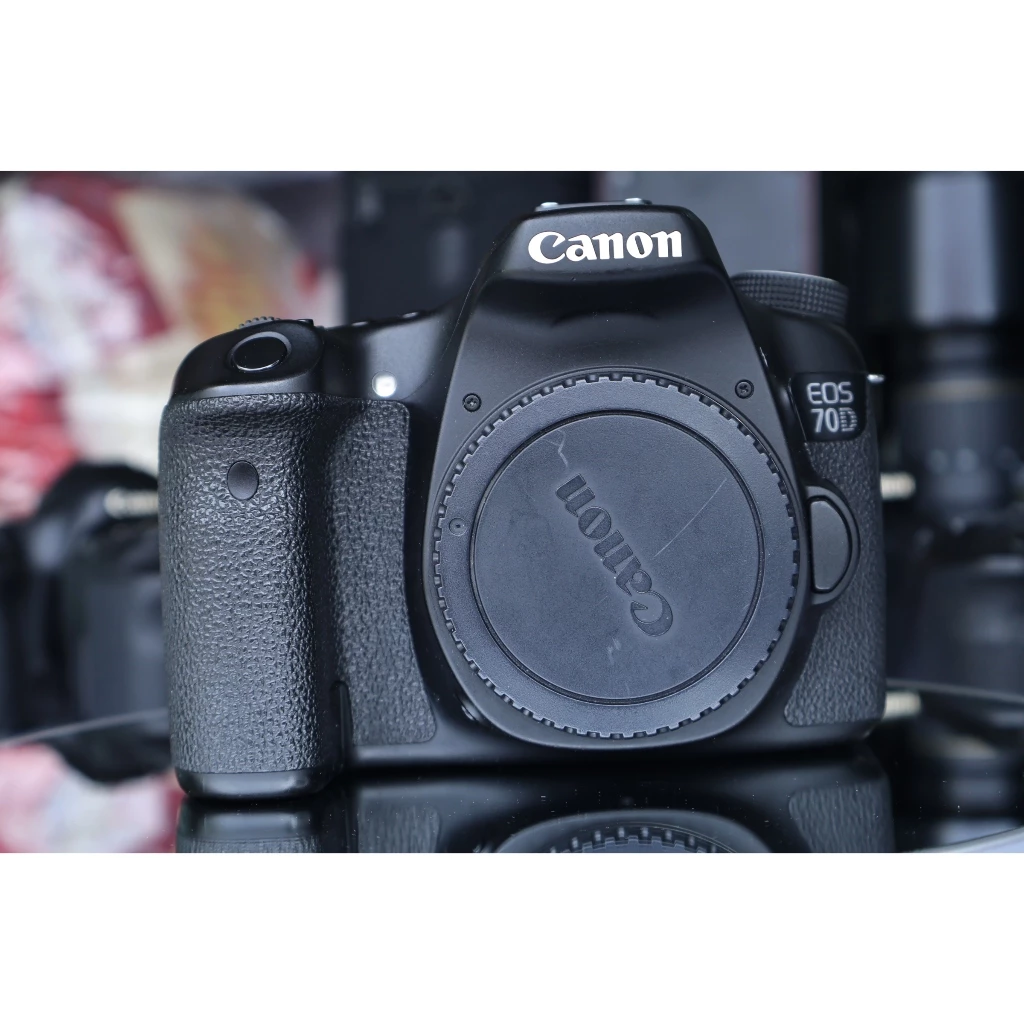 Bộ Máy ảnh Canon 70d + lens 17-85mm is usm (máy mới - màn xoay lật cảm ứng - 33k shot) Bảo hành 12 t