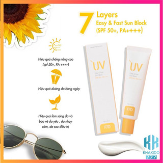 Kem Chống Nắng Nâng Tone Hàn Quốc F7D UV 30g