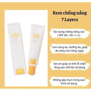 Kem Chống Nắng Nâng Tone Hàn Quốc F7D UV 30g