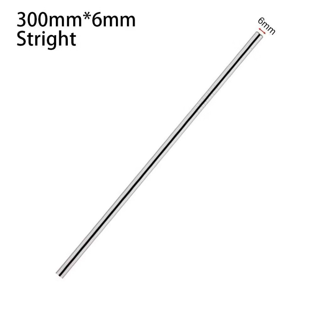 Ống hút inox 304  thẳng 6mm 8mm ngắn 16cm dài 30cm